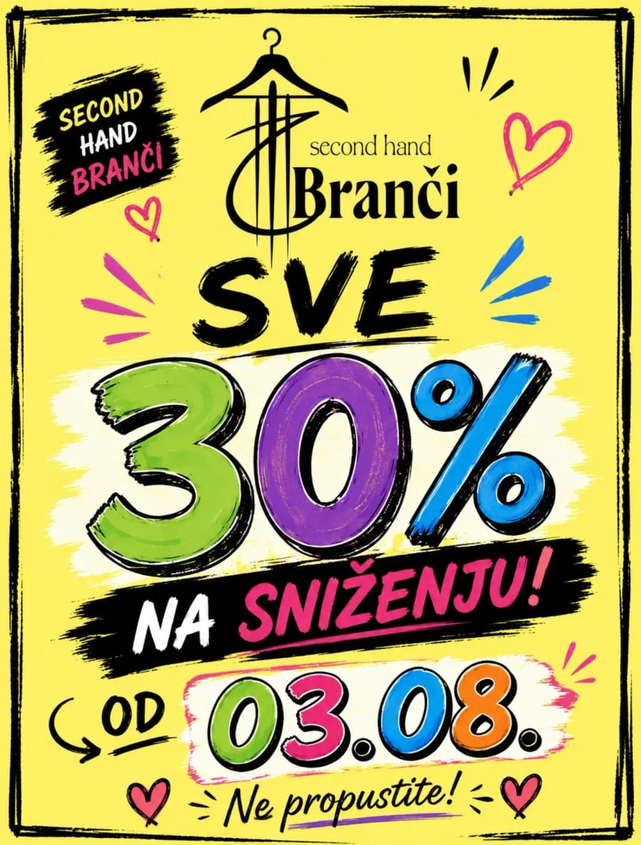 🔥 Od 03.08. – SVE -30%! 🔥